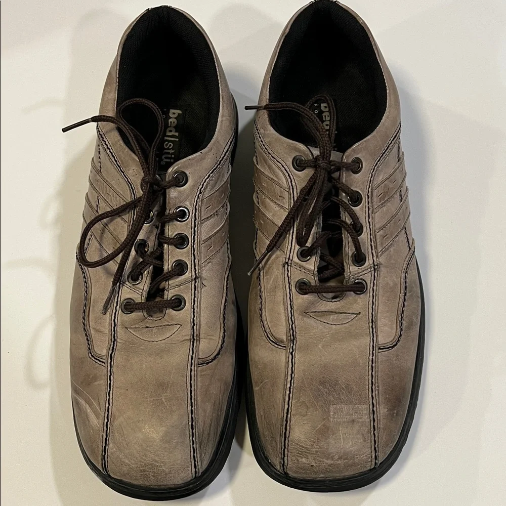 BED|STU Men's Tan Sneaker Dress Casual Shoes - 10.5